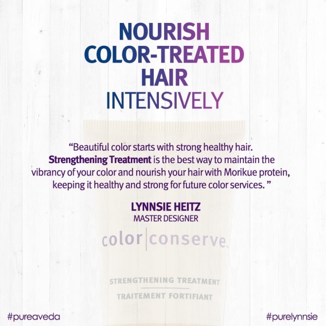 Nourish color-treated hair intensively