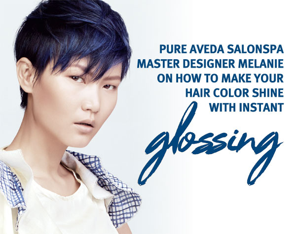 Master Designer Melanie on how to make your hair color shine with instant glossing